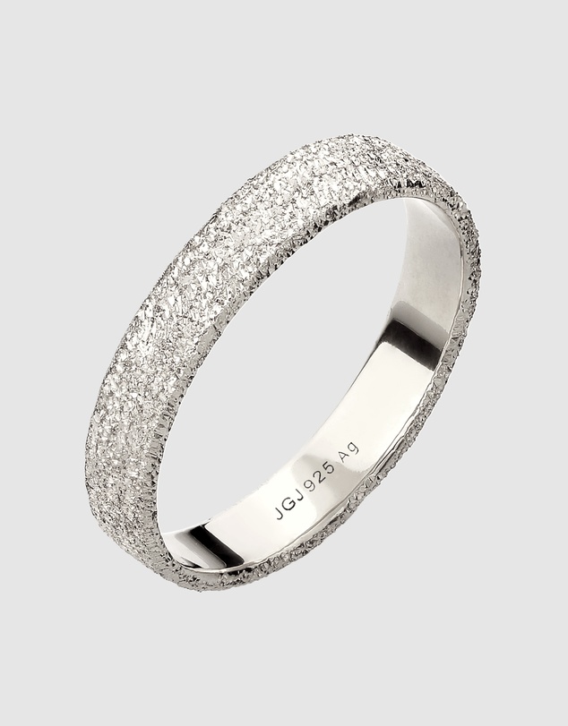 Kuzzoi - ICONIC EXCLUSIVE - Stardust Band Ring in 925 Sterling Silver