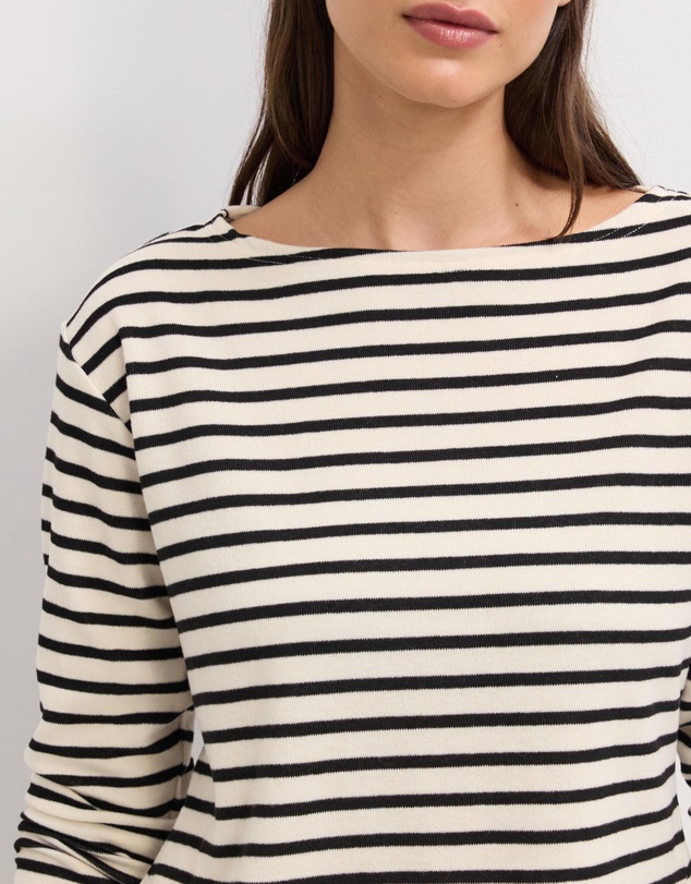 The Fated - Sasha Striped Jersey Top