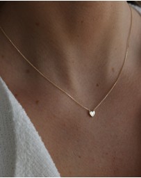 Luna Rae - Solid Gold - Little Heart Necklace