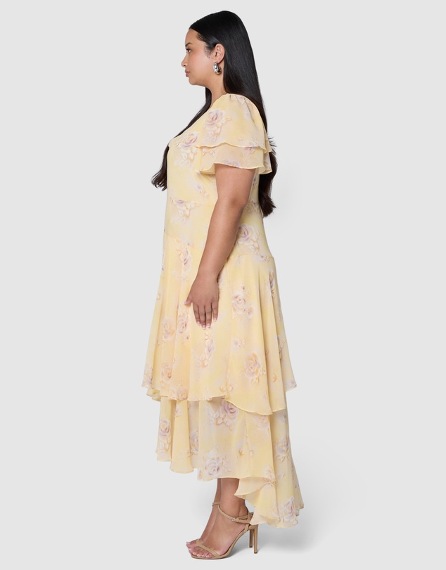 Pink Dusk by Curve Project - Smoulder Midi Dress
