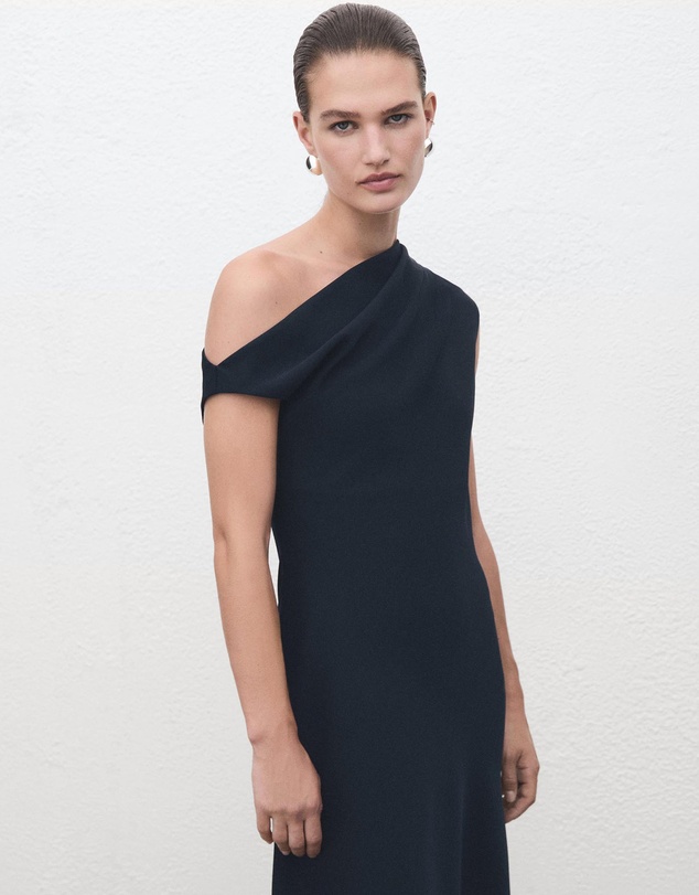 M.N.G - A-Line Dress With Asymmetrical Neckline