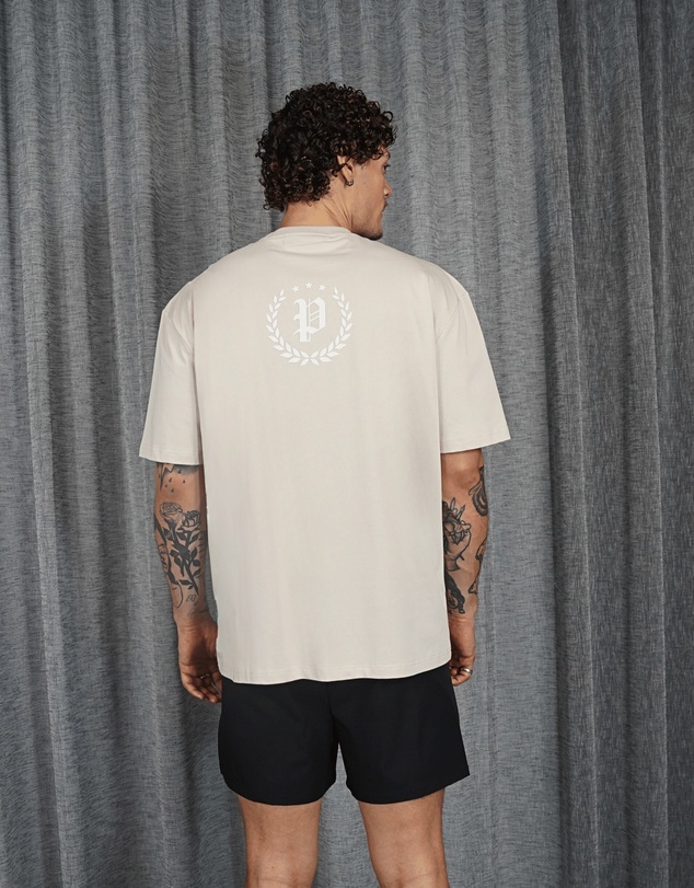 Provence - Crest Logo T-Shirt Beige