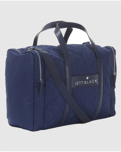 JETT BLACK - London Navy Travel Bag