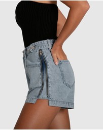 Belle & Bloom - Bring The Heat Denim Shorts