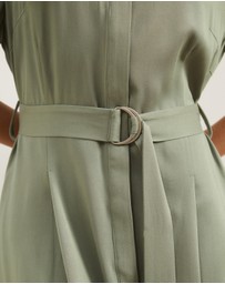 Atmos&Here - Harriet Viscose Twill Midi Dress