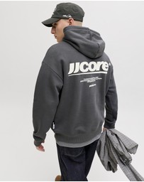 Jack & Jones - Club Back Print Sweat Hoodie