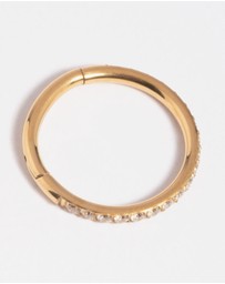 Lovisa - Gold Plated Titanium Crystal Clicker
