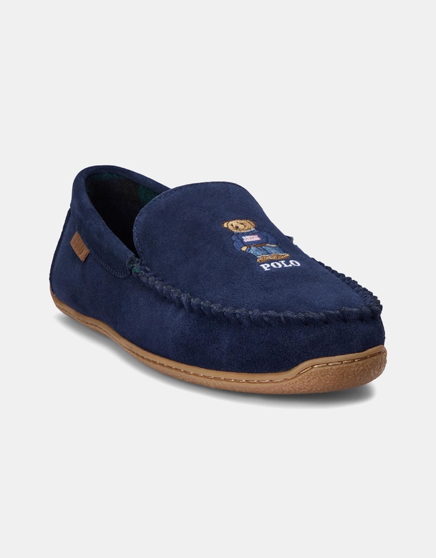 Polo Ralph Lauren - Brenan Polo Bear Suede Slippers