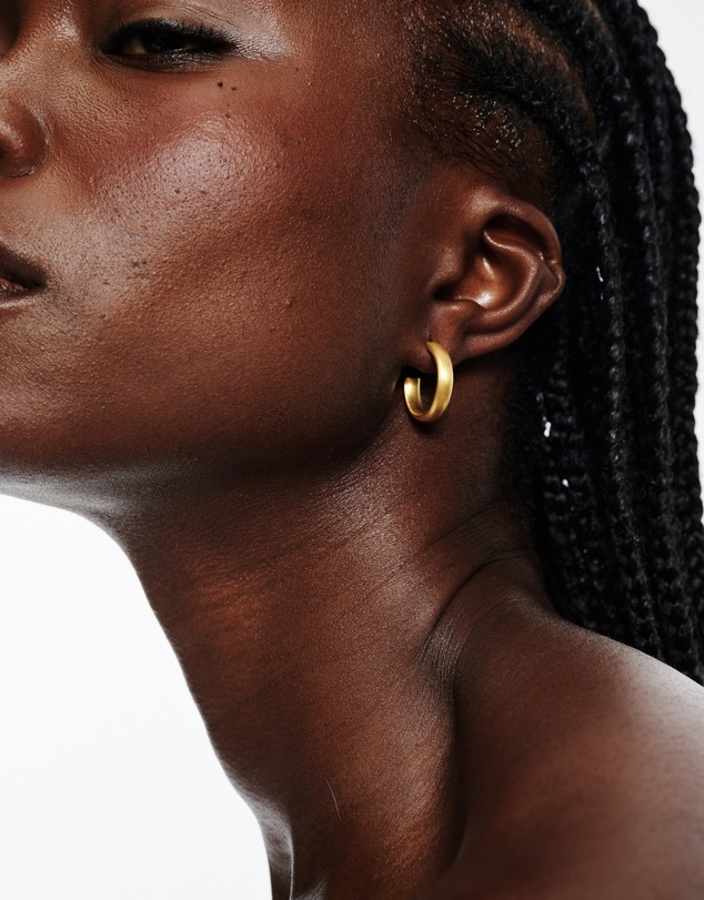 Sunday Stephens - Frosted Hoop Earrings