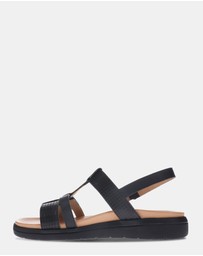 Mia Vita - Bryn Adjustable Sandal - Black