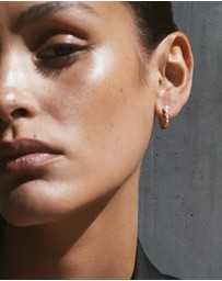 SAINT VALENTINE - Crescendo Oval Hoops - Gold