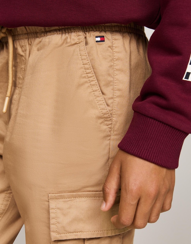 Tommy Hilfiger - Cargo Pull On Cotton Pants - Kids