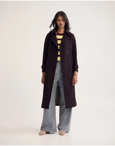 Oxford - Gemma Wool Rich Trench Coat