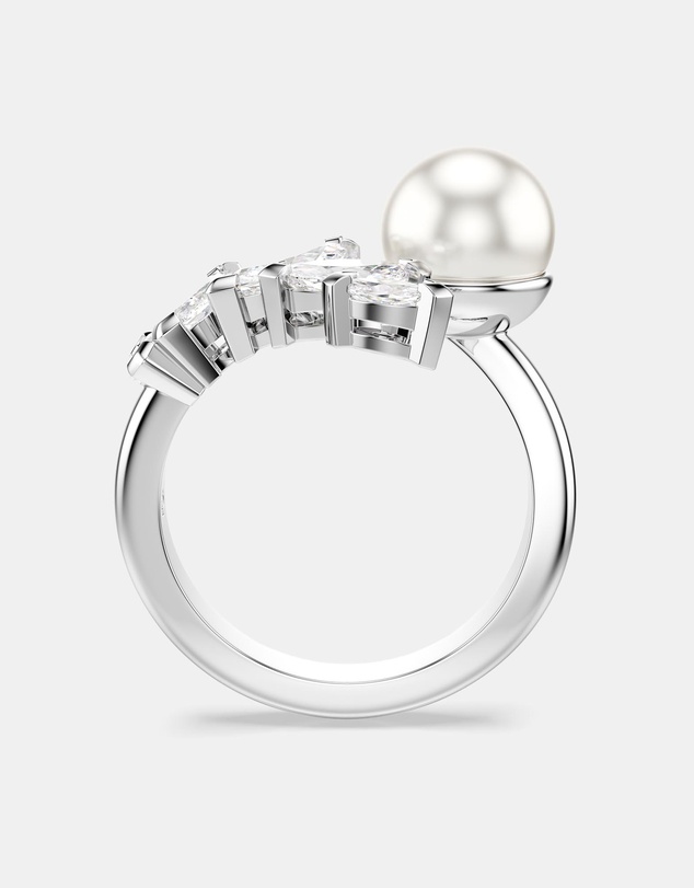 Swarovski - Mesmera:Ring Pearl Whi/Rhs