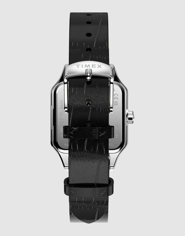 TIMEX - Addison 23mm Black Leather Strap Watch