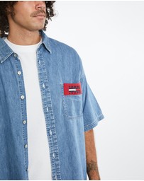 Vintage by The Real Deal - Pre Loved - Vintage Tommy Hilfiger 'Tommy Jeans' Denim Button Up Shirt