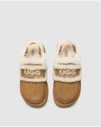 EVERAU - Australian Shepherd Ugg Rilee Platform Cow Suede Upper House Shoes
