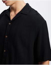 Staple Superior - Newport Textured Linen Blend Shirt