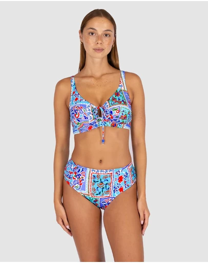Baku Swimwear - La Condesa D/E Cup Keyhole Bikini Bra Top