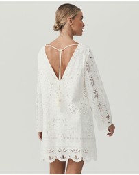 MOS The Label - Nora Embroidery Mini Dress