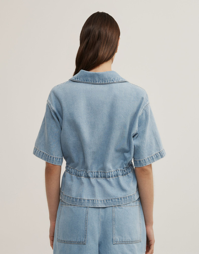 Witchery - Bow Denim Shirt