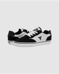 Fallen Footwear - Fallen Footwear Impact Foam The Goat Suede Men Shoes White/Black