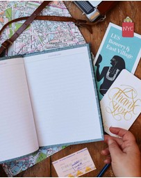 Write to Me - My Travel Journal. Blue
