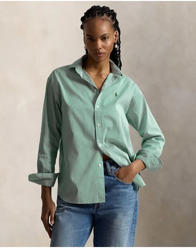 Polo Ralph Lauren - Relaxed Fit Striped Cotton Shirt - The ICONIC Exclusive