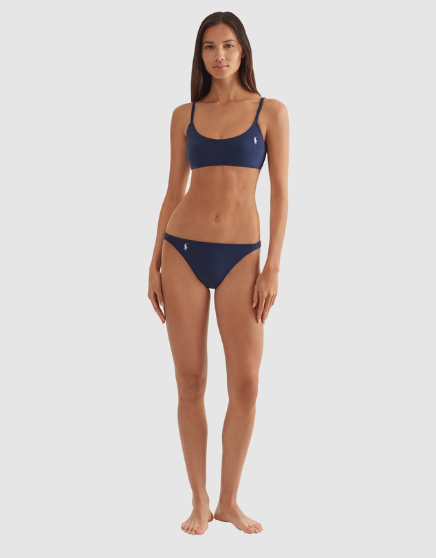 Polo Ralph Lauren - Terry Devin Side Tab Low Rise Hipster Bikini Bottom