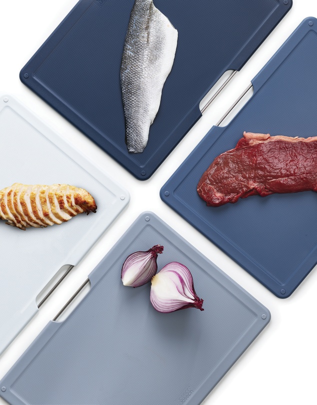 Joseph Joseph - Folio™ 4-piece Regular Chopping Board Set with Storage Case (Graphite)