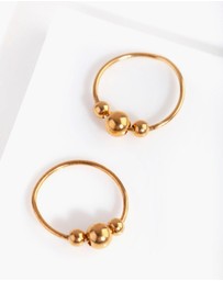 Lovisa - Gold Plated Sterling Silver Ball Cluster Pack Earring