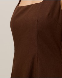 Tussah - Andy Square Neck Midi Dress
