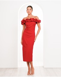 Pilgrim - Clara Off Shoulder Midi Dress