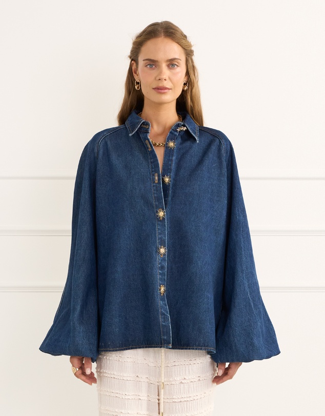 Heaven Australia - Indigo Lucile Blouse