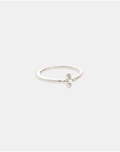 By Charlotte - Silver Live in Light Ring