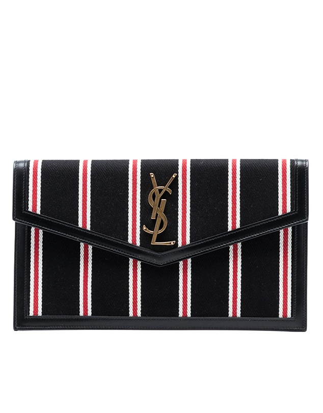 Pre-Loved by Azura Reborn - Pre-Loved Canvas Striped Uptown Pouch