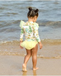 Aqua Blu Kids - Mosaic Long Sleeve Rash Vest - Babies