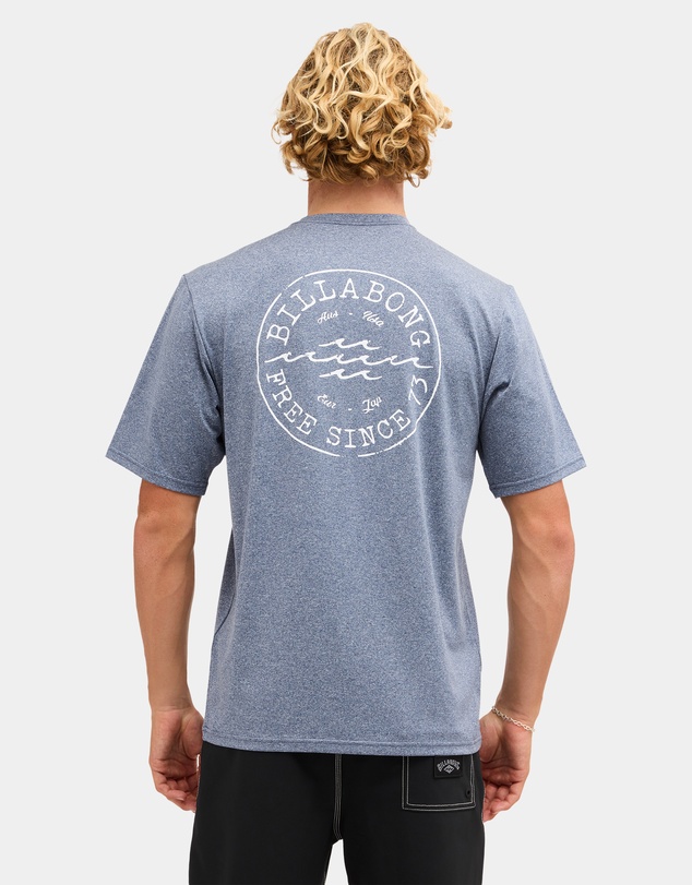 Billabong - Mens Big Wave Daz Short Sleeve Rash Vest