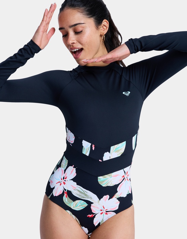Roxy - Womens The Rider Zipped Long Sleeve One Piece Rash Vest