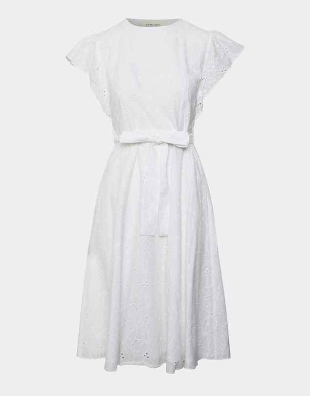 Forcast - Kavya Tie-Waist Cotton Dress