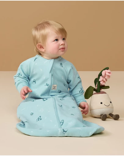 ergoPouch - Jersey Sleeved Sleeping Bag 1.0 TOG - ICONIC EXCLUSIVE - Babies
