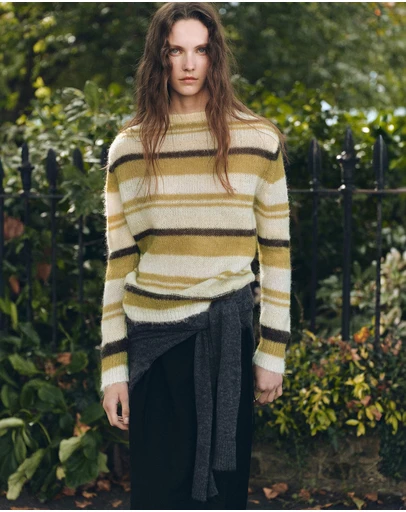 M.N.G - Semi-Transparent Alpaca Sweater