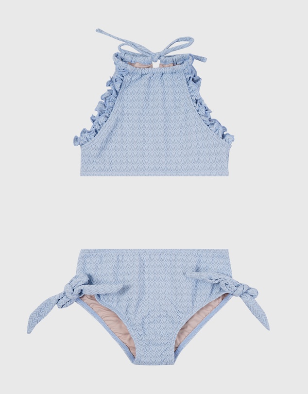 Aqua Blu Kids - Stepping Stones Halter Neck Bikini Set - Kids
