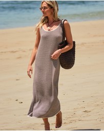 Ceres Life - Fia Stripe Knit Midi Dress