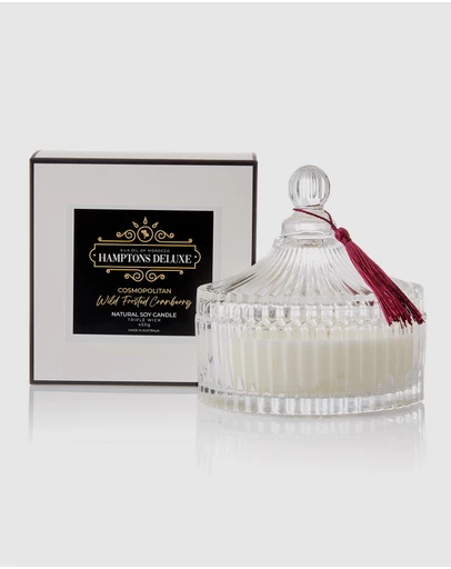 Silk Oil of Morocco - Hamptons Deluxe Large Natural Soy Candle - Cosmopolitan