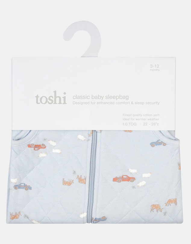 Toshi - Baby Sleep Bag Sleeveless 1 TOG Classic