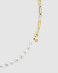 CA Jewellery - Pearl Necklace Gold