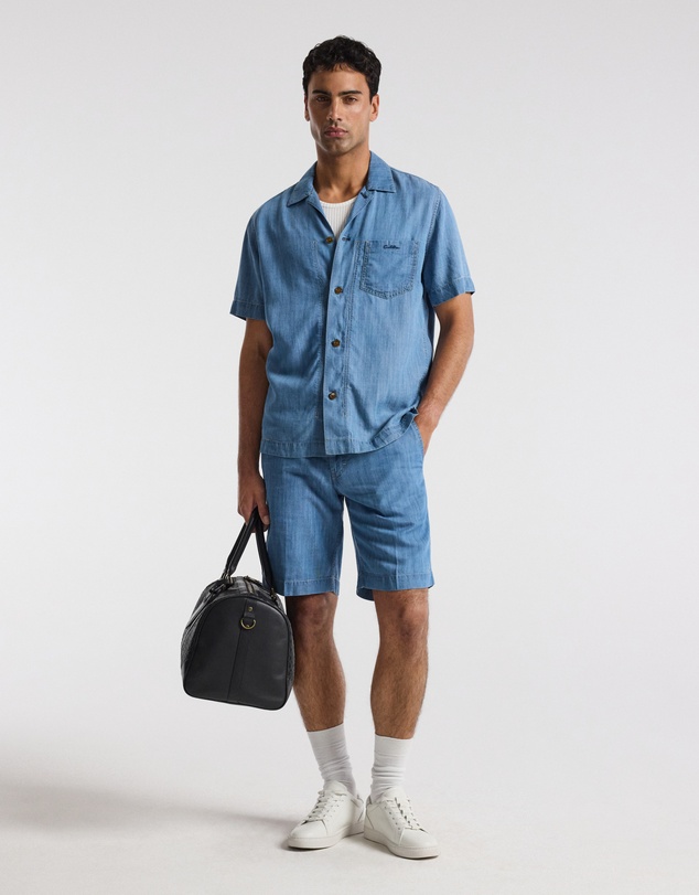 Calibre - Fluid Denim Shirt Blue