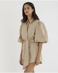 Amelius - Chloe Stitch Detail Linen Shirt