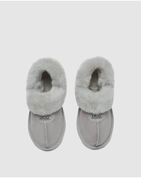 EVERAU - Australian Shepherd Ugg Waffle Fluffy Double Faced Sheepskin Upper House Shoes